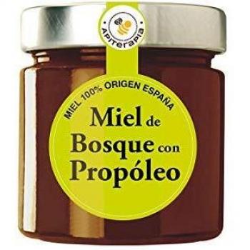 Apiterapia - Miel de Bosque con Propóleo - Miel Origen España - 300 g