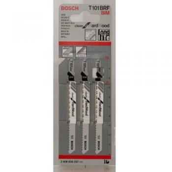 Bosch 2 608 636 227 - Hoja de sierra de calar T 101 BRF - Clean for Hard Wood