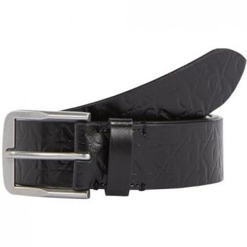 Calvin Klein Men's Classic Flat Leather Belt 35mm Black Size 95 CM