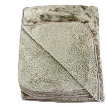 Amago - Manta de Sofá, Sensación de Cachemira, 130 x 170 cm - Taupe