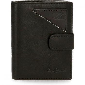 Cartera Pepe Jeans Striking Negro con cierre de clic
