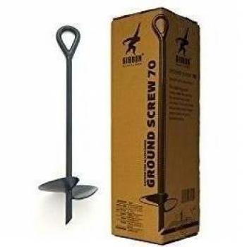 Gibbon Slacklines Ground Screw 100 - Cuerda específica de escalada, color negro, talla única