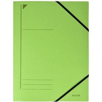 Carpeta Esquinera LEITZ A4, 250 Hojas, Cartón Reciclado 320 g/m², Verde