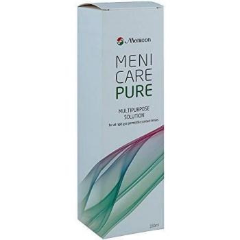 MeniCare Pure 250 ml - Solución y estuche para el cuidado de lentillas duras