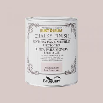Pintura Chalky Finish para Muebles en Rosa Empolvado 0,750L