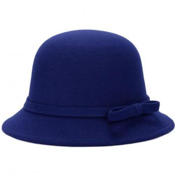 Leisial™ Sombrero del Elegante con Arco Algodón Más Caliente Casual Gorro Retro Invierno Otoño para Mujer