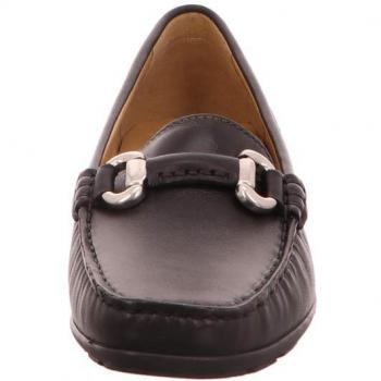 Mocasines de Cuero para Mujer NATALA en Negro Mephisto