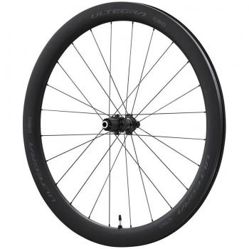 Rueda Delantera Shimano Ultegra R8170-C50 Carbono Tubeless Disco Freno Eje Pasante
