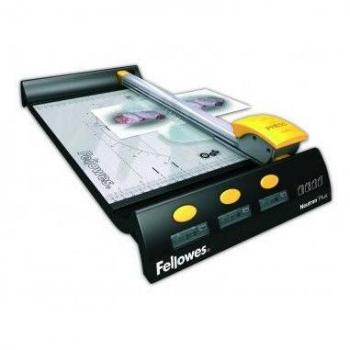 Fellowes Neutron Plus A4 Cizalla de Rodillo, Corta hasta 10 Hojas 80g/m2, con Guías de Corte y 4 Cuchillas Incluidas