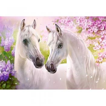 Puzzle 1000 Piezas Caballos Románticos Castorland