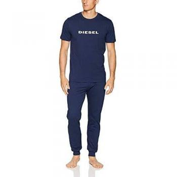 Diesel 00SGXE 0HASH UMSET-Jake Julio Pigiama Pijama Hombre BLU Navy M
