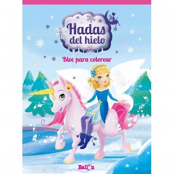 Bloc Para Colorear. Hadas Del Hielo