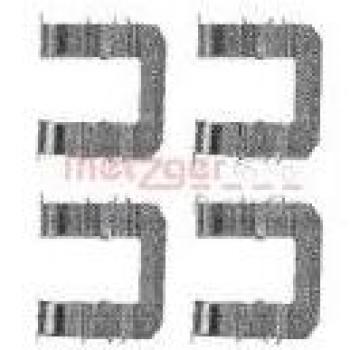 Kit de accesorios para pastillas de freno METZGER 109-1735 para Fiat Punto, Hyundai Accent y Kia Rio