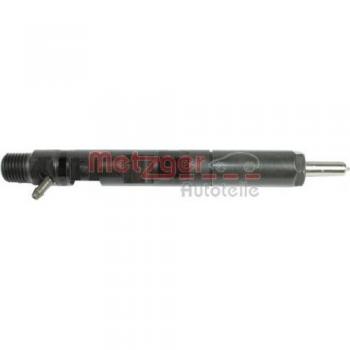 Inyector Common Rail Metzger 0870113 para Dacia y Renault con anillo de sellado y codificación OBD