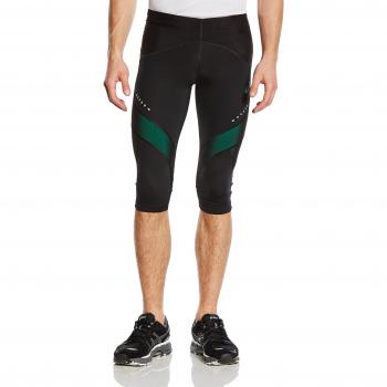 ASICS Leg Balance - Mallas hasta la Rodilla para Hombre, Color Verde, Talla S