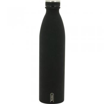 BOTELLA TERMO TANDEM ACERO INOXIDABLE 1000ML NEGRA
