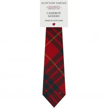 Boys All Wool Tie Woven Scotland - Cameron Modern Tartan