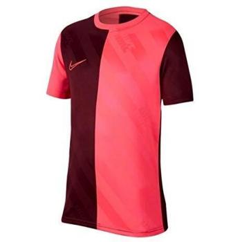NIKE Dri-Fit Academy Camisetas para Jugar, Niños, Night Maroon/Racer Pink/Racer Pink, M