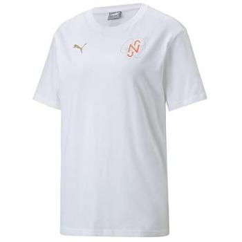 Puma Camiseta Neymar Diamond Graphic Blanco, tipo de producto: camiseta, características: diseño gráfico Neymar JR, color blanco, estilo moderno, material ligero y transpirable