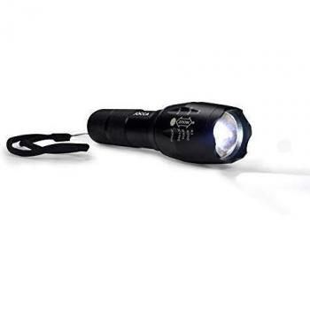 Jocca 1297 Linterna Led Profesional, Negro