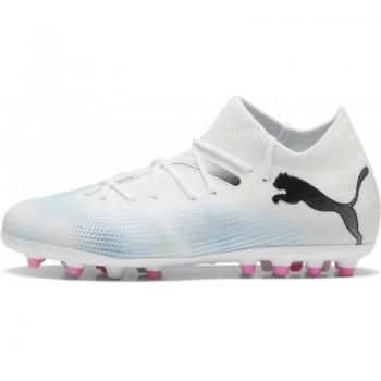 Botas de fútbol Puma Future Match MG infantiles blancas