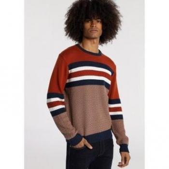 Jersey con cuello caja marrón para hombre de Lois Jeans