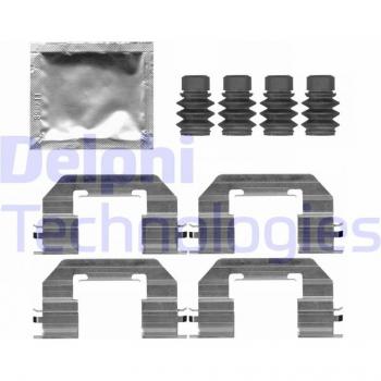 Kit de accesorios DELPHI LX0721, pastillas de frenos