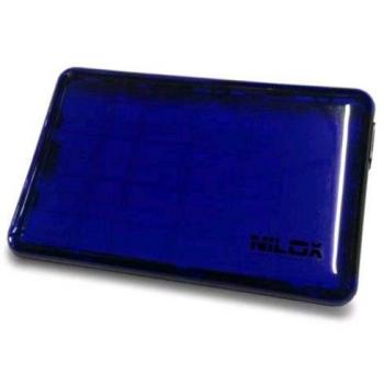 Nilox DH0002BT - Caja para Disco Duro Externo 2.5 Azul Transparente
