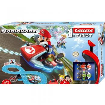Carrera First 63028 Nintendo Mario Kart - Pista de Carreras con Coches de Mario y Yoshi