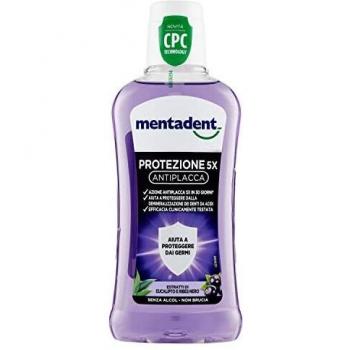 Collutorio Antiplaca Mentadent Protección 5X 400ml