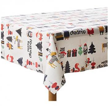 Mantel resinado antimanchas Belum Noel Multicolor 300 x 150 cm