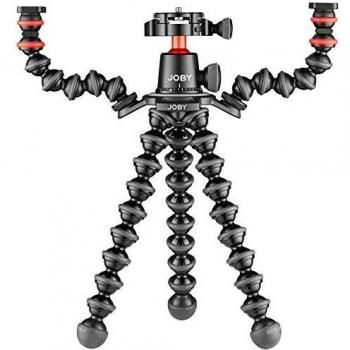 JOBY GorillaPod 3K PRO Rig for Cameras, Mirrorless, Action Cams, LED Lights, Microphones, Flexible Tripod for Photography, Content Creation, Vlogging, Live Streaming, Black