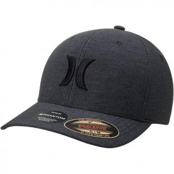 Gorra Hurley Phantom Resist, tipo: gorra de béisbol para hombre, color: negro y gris oscuro, tallas disponibles: L-XL