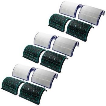 Set de Filtros 6 Uds. Compatible con Dyson Hot + Cool HP09 - Filtro HEPA y Filtro de Carbón Activo - Vhbw