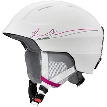 ALPINA Chute Cascos, Unisex Adulto, Blanco/Rosa/Gris Mate, Talla Única
