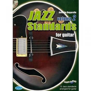 Jazz Standards para Guitarra Vol. 2 + CD de Antonio Ongarello