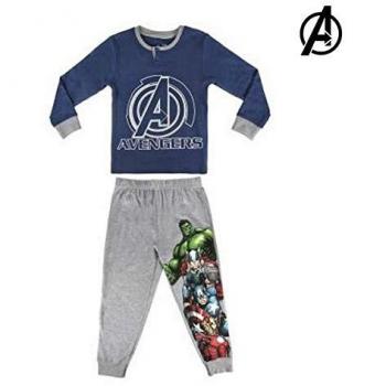 Pijama niño Avengers gris dos piezas