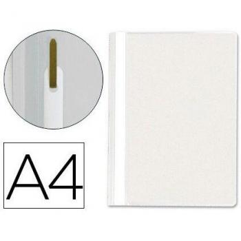 Carpeta dossier fastener plastico q-connect din a4 blanco