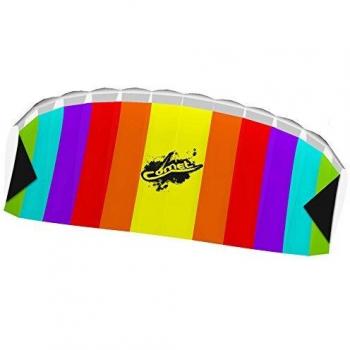 Invento 102171 Cometa (acrobática) de Dos Hilos Cometa - Cometas (Cometa (acrobática) de Dos Hilos, Parafoil, Multicolor, Ripstop Polyester, Principiante, 8 año(s))