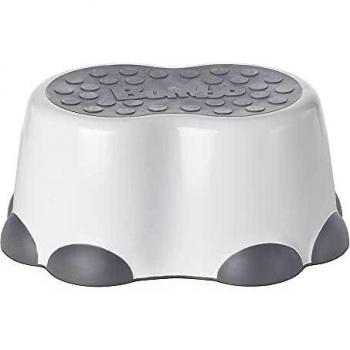 Escalón Bumbo Cool Grey - Taburete de paso antideslizante y resistente