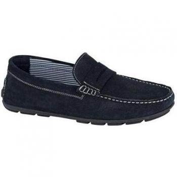 Roamers Men's Suede Square Toe Moccasins