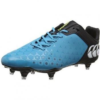 Canterbury Control Club 6 Stud, Botas de Rugby Hombre, Azul