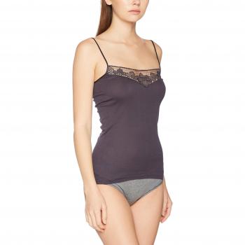Hanro Rosalie/Spaghetti Top, Camiseta sin Mangas para Mujer