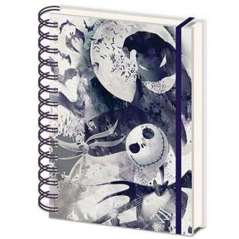 Pyramid Nightmare Before Christmas: Water Colour A5 Wiro Notebook (Quaderno)