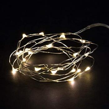 Tira de luces LED cálida 1,9 m para Navidad