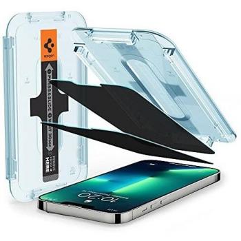 Protector de Pantalla Spigen Glas.tR Ez Fit Privacidad para iPhone 13/13 Pro - 2 Unidades - Vidrio Templado 9H