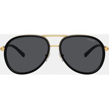 Versace VE2260 100287 Unisex Pilot Nero Sunglasses