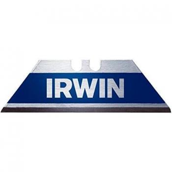 IRWIN 10504243 - Cuchilla trapezoidales Bi-Metal Azul, 100 uds, dispensador