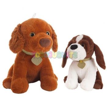 Peluche Perro Coco 45cm con Collar