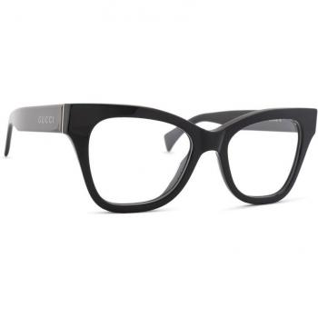 Gucci GG1133O 001 Black Female Eyeglasses, Size: 52 MM Classic Optical Frame